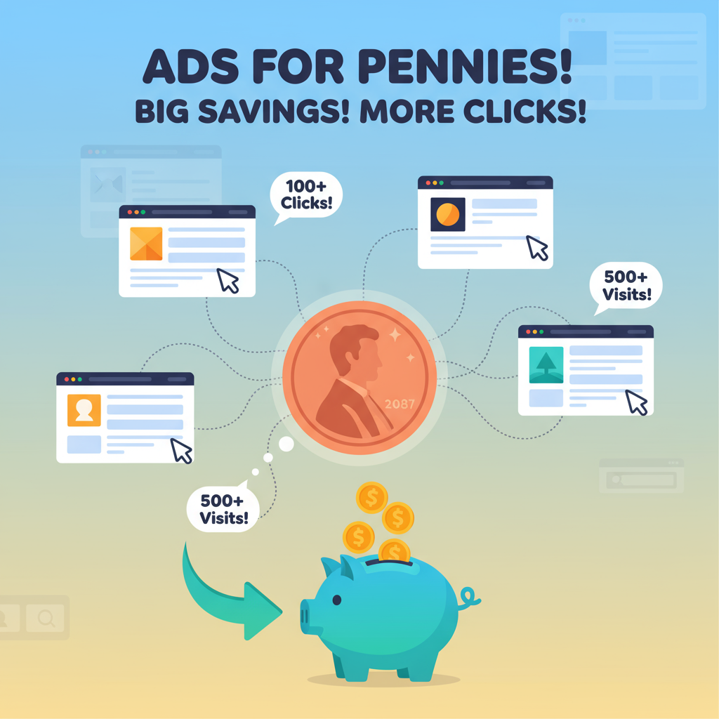 Low-Cost Traffic Method with $5 Traffic Anomaly penny clicks campaign