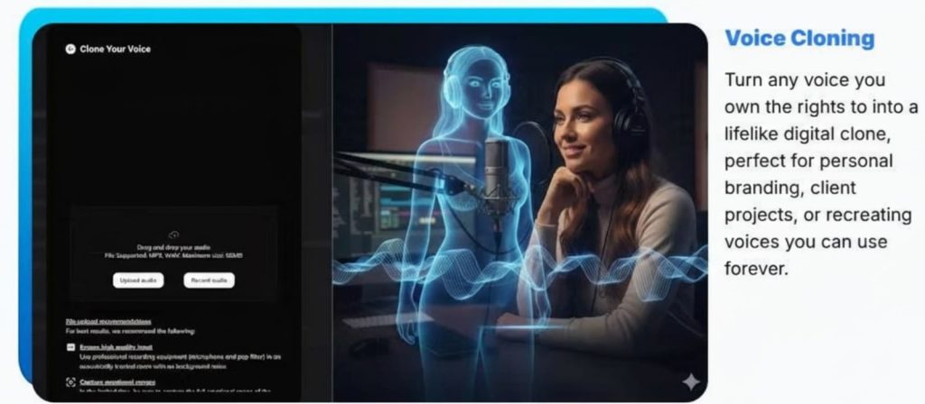 AI Voice Designer 2025 best AI voice generator creating realistic YouTube video voiceovers